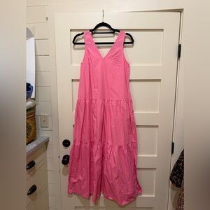 Who What Wear Vibrant Pink Maxi Dress